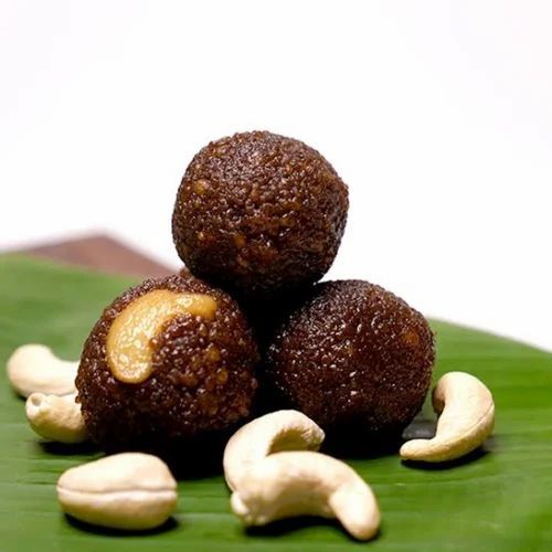 Jaggery Sweet Laddu - 100% Natural, Black Color | Tasty Flavor, 6 Months Shelf Life, Sweet Taste