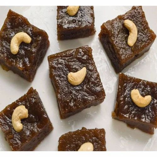 Organic Jaggery Sweet Halwa - 100% Natural, Brown Color, Box Packaging | Tasty Sweet Flavor, Shelf Life of 2 Months