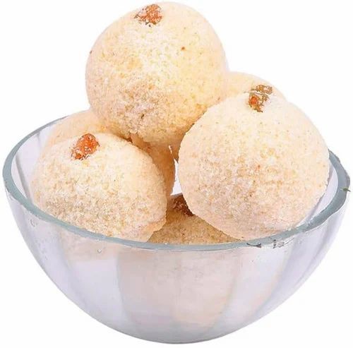 Organic Rava Laddu - 100% Natural White Color Box Packaging | Tasty Sweet Taste Shelf Life of 3 Days