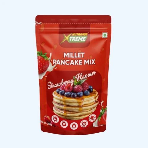 Pan Cake Strawberry - 200 Grams Pack | 100% Pure Suitable for Cool and Dry Storage Shelf Life of 6 Months