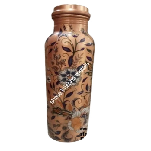 Printed Copper Water Bottle