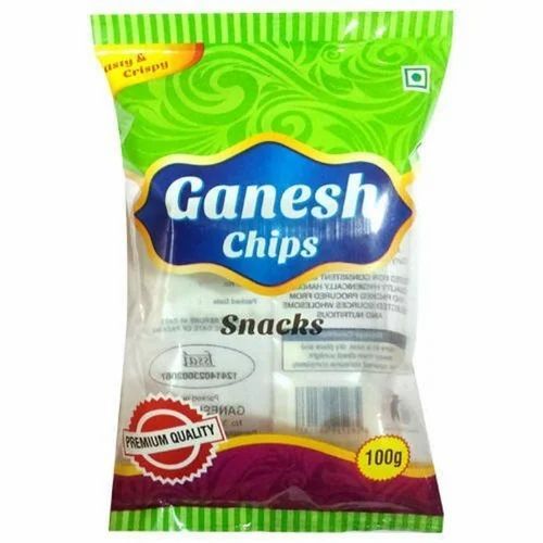 Snacks Packaging Pouch - Plastic Material , Multi Color Design , Printed Pattern for Versatile Snack Storage and Presentation