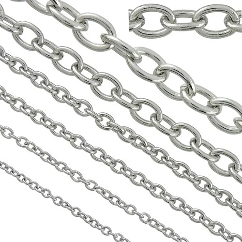 Stainless Steel Chains - Color: Costume & Fashion Jewelry