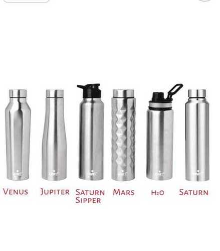 Stainless Steel Water Bottles - Capacity: 1 Ltr