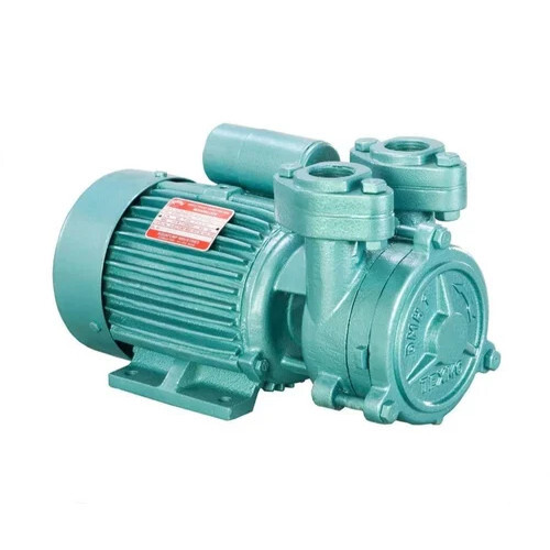 Texmo Slow Speed Water Pump - Mild Steel, 0.5 HP Single Phase, Green | Low Pressure, Water-Cooled for Irrigation and Drainage
