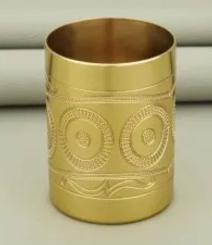 Brass Glass - Color: Golden