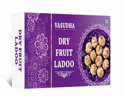 Dry Fruit Laddu Sweet - 250 Grams Brown Ghee Regular Size | Good Quality Tasty Sweet Flavor 3 Months Shelf Life