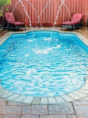 Frp Swiming Pool - Color: Blue