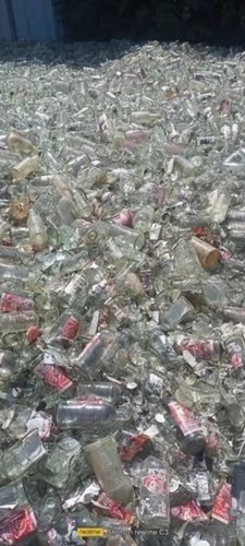 Glass Bottles Scrap - 250 Ml Capacity, 6 Mm Thickness, Green Sight Glass | Wine Glass Bottles Scrap, Recycled Material
