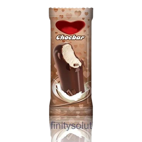 Ice Cream Packaging Pouch - Printed Plastic Material | Multi Color Variety, Suitable for Ice Cream Storage and Distribution