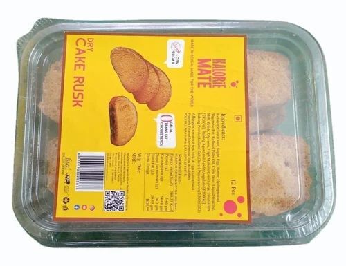 Kaloriemate Dry Cake Rusk - Rectangular Box, 250 Grams , Shelf Life 3 Months, Crafted for Delightful Snacking Experience