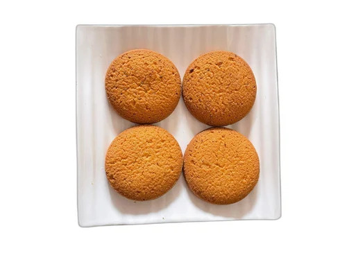 Bisking Ajwain Cookies - Round Shape, Sweet Taste, Crispy Texture | Eggless Delight in Every Bite