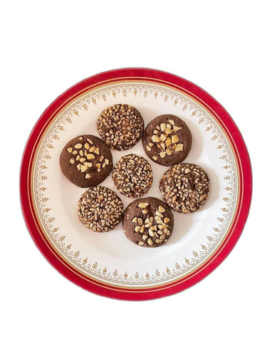 Bisking Choco Cashew Cookies - Round Shape, Sweet Taste, Crispy Texture | Eggless Delight With Rich Chocolate And Nutty Cashew Flavors