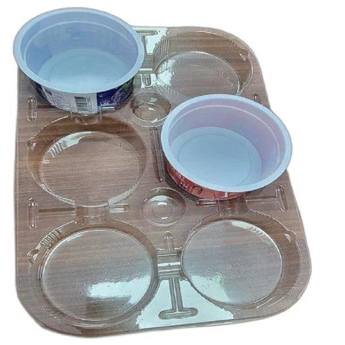 Blister Tray - Transparent, 2mm Thick, Rectangular, Glossy Finish | 4-Side Seal Packing, Soft Hardness, Customized Size, Multi Color Options