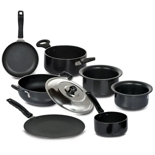 Hard-Anodized Aluminium Cookware Set