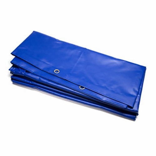 Industrial Tarpaulins - HDPE Material, Waterproof, Blue Color, Wax Coated | Easy Installation, Less Maintenance, Rugged Design for Tents and Covers