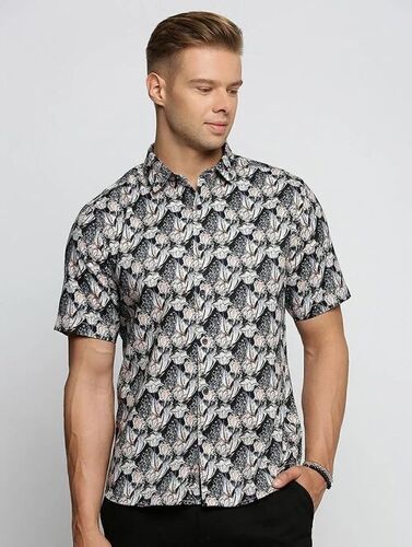 Mens Cotton Printed Shirts - Age Group: 40