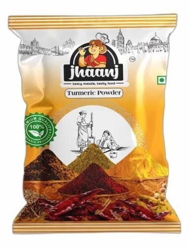 Spices Packaging Pouch - PET Material, Glossy Finish, Multi-Color Printed Design | 3 Side Sealed Pouch, Rotogravure Technique