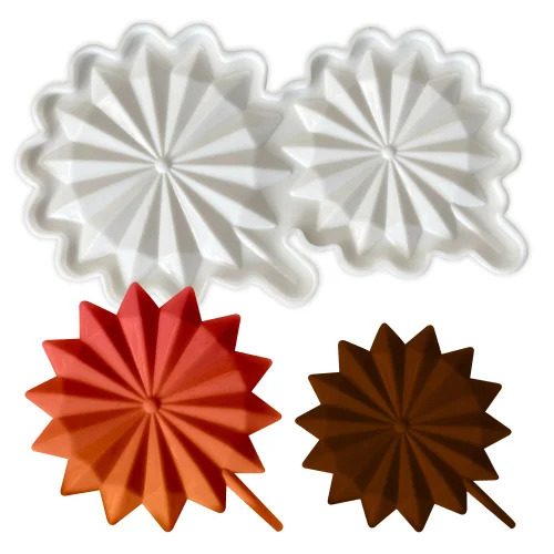 Silicone Cake Garnishing Mold - 100% BPA Free Silicone Flexible & Durable Design Heat & Cold Resistance from -40 to +446 Â°F Easy to Clean & Store Ideal for Cakes Chocolates and Candies