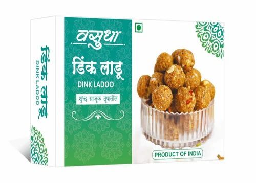 200gm Vasudha Dink Laddu - Ghee 200 Grams | Good Quality Tasty Sweet Flavor Regular Size Shelf Life: 3 Months