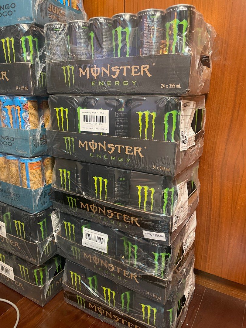 24 Packs Monster Energy, Original, Energy Drink, 16 fl oz