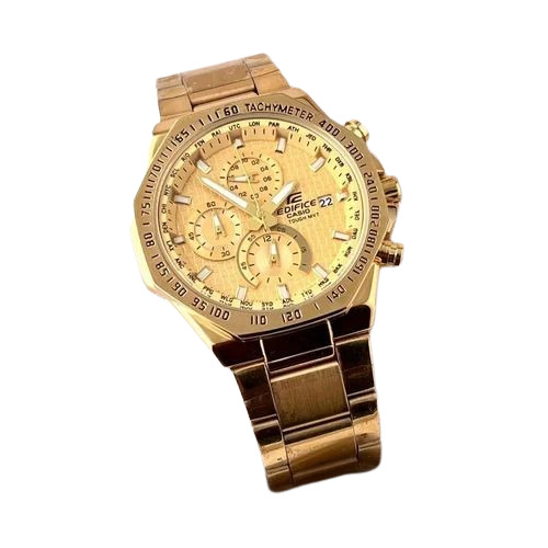 Golden Analog Watch