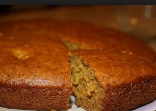 Palm Jaggery Wheat Cake - Solid Form 1 Kilogram Weight Brown Color | Eggless Composition FSSAI Certified Healthy Good Quality