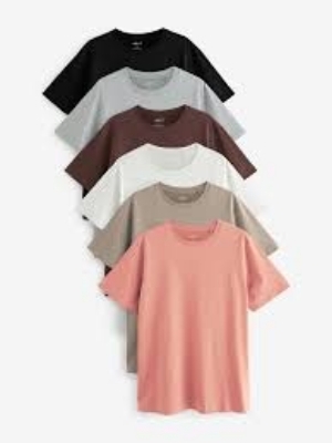 Plain Round Neck T Shirts