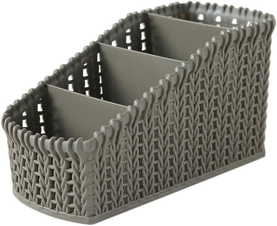 Plastic Multi Grids Desktop Sundries Storage Basket