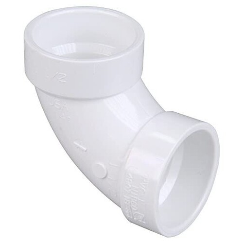 Pvc Elbow - Color: White