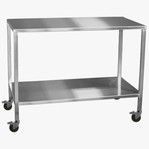 Stainless Steel Hospital Table - Color: Silver