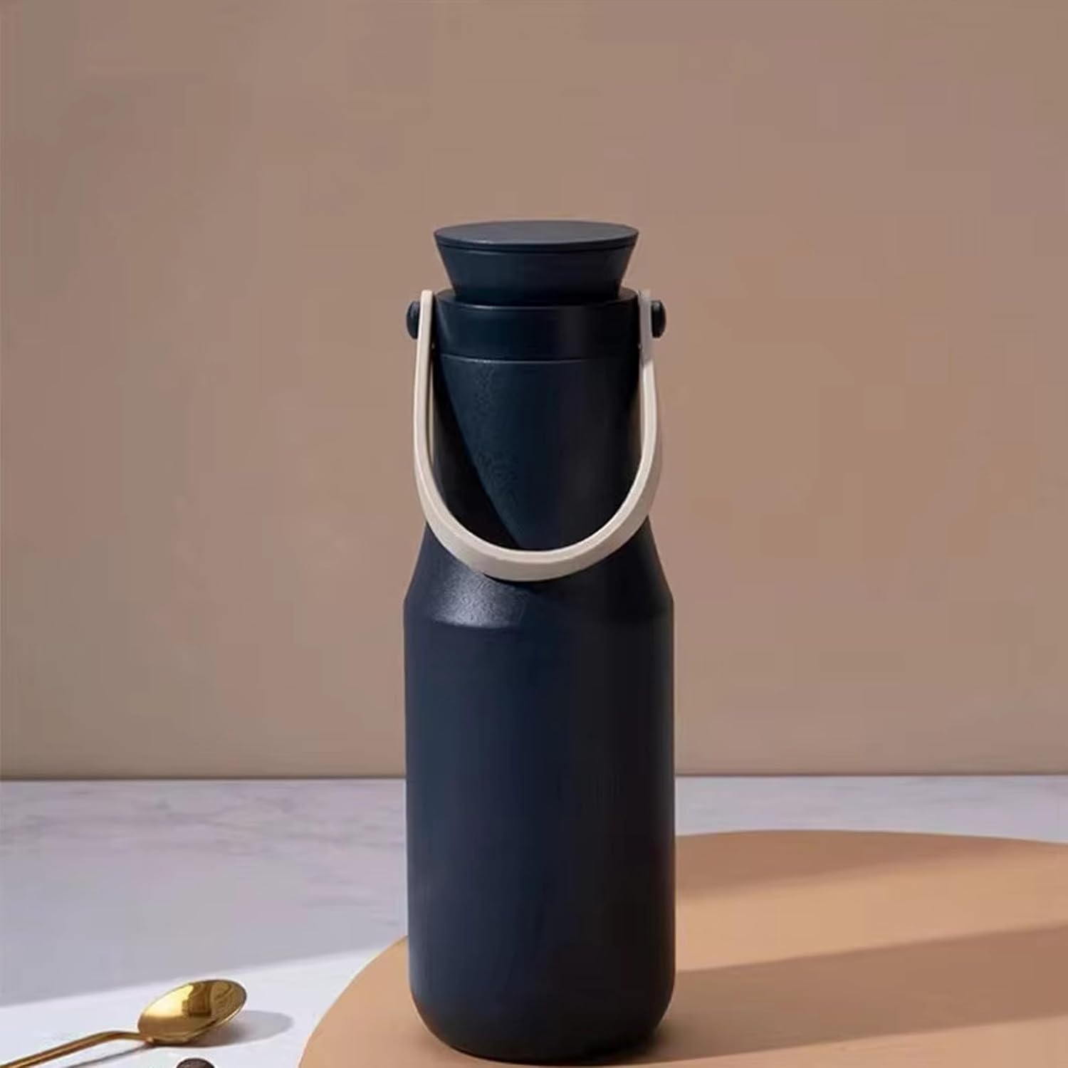 Stainless Steel Tumbler Bottle with Hand Strap 