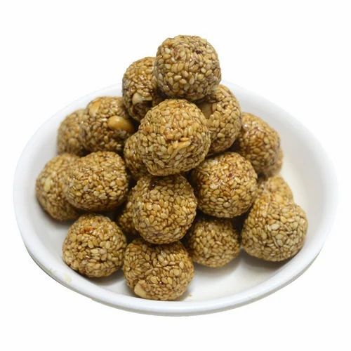 Til Laddu Sweet - Ghee Based 1 Kilogram Size | Good Quality Sweet Taste Shelf Life: 3 Months Store In Cool & Dry Place