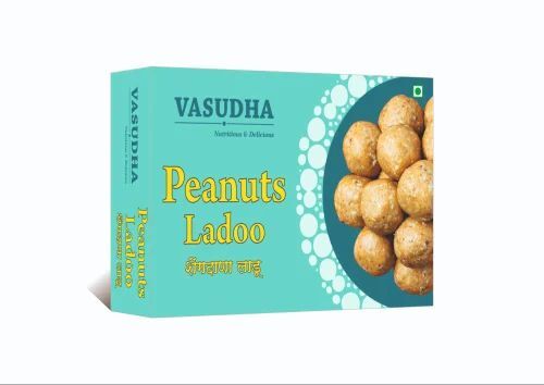 Vasudha 200gm Peanuts Laddu - Ghee Based Regular Size | Good Quality Sweet Taste Shelf Life: 6 Months Store in Cool & Dry Place
