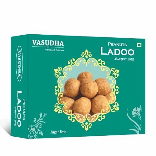 Vasudha Peanuts Laddu - Ghee Based 200 Grams Regular Size | Good Quality Sweet Taste Shelf Life: 6 Months Store In Cool & Dry Place