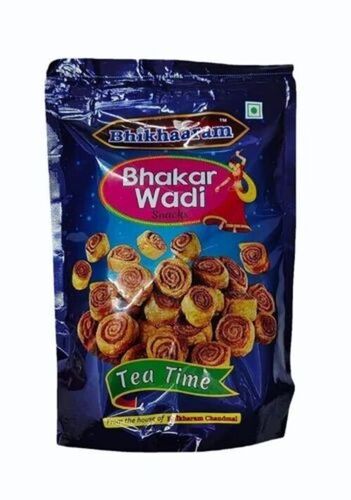200g Bhikhaaram Bhakar Wadi Namkeen - FSSAI Certified, Good Quality Snack | Tasty, 3 Months Shelf Life, Convenient Packet Packaging