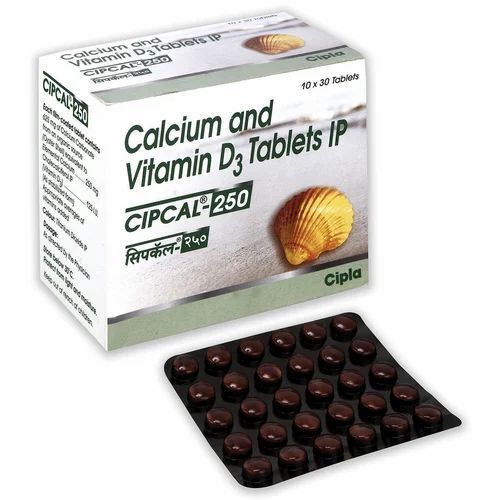 250mg Cipla Calcium Vitamin D3 Tablet Ip