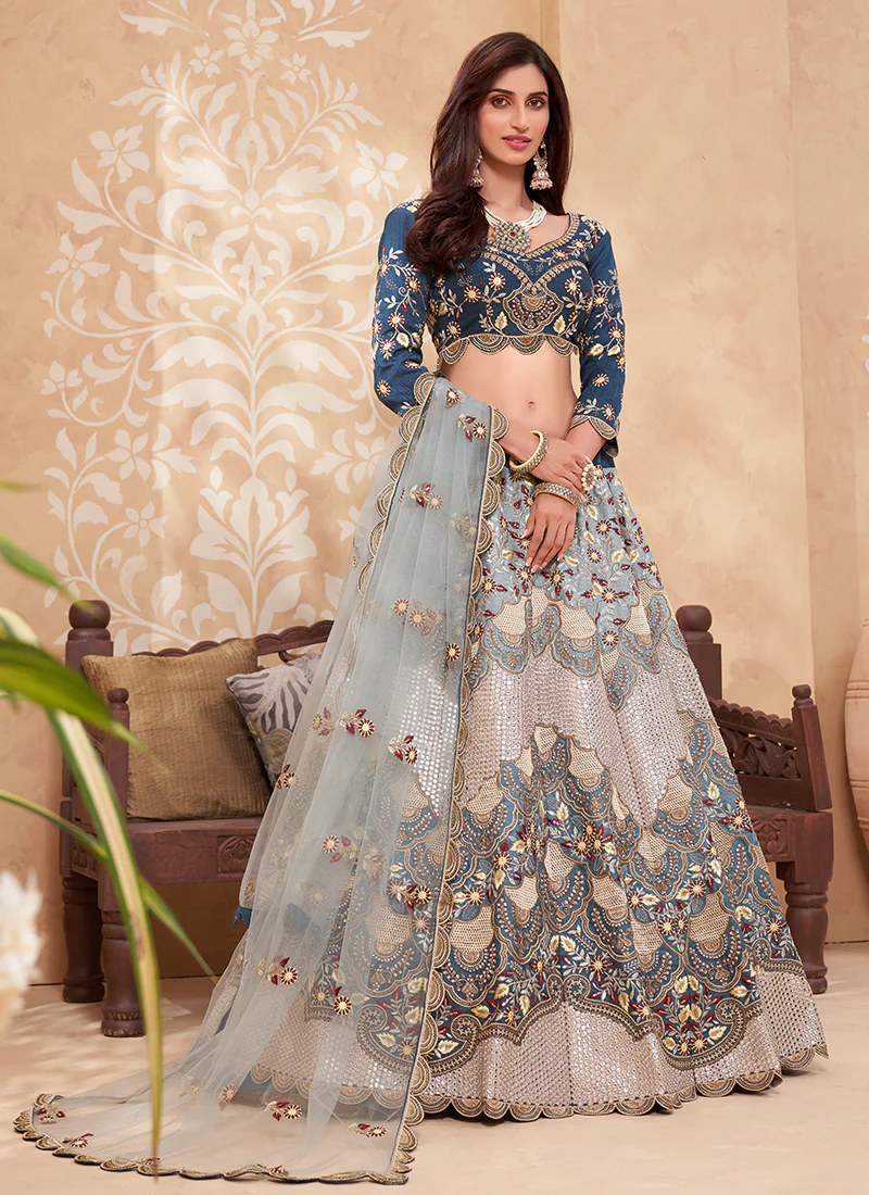 Alizeh Crop Top Designer Lehenga