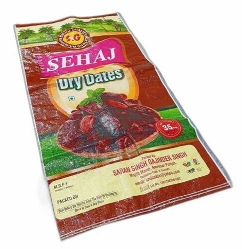 Dry Dates Packaging Bag - BOPP Multi Layer Lamination Glossy Finish Printed Pillow Pouch with Heat Sealed Closure | Multi Color Design