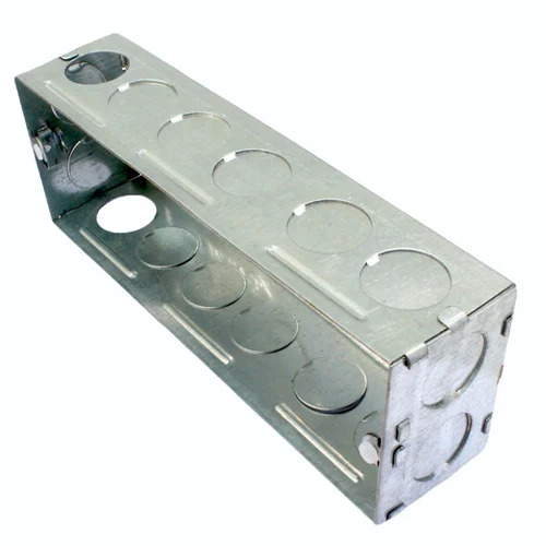 Gi Electrical Junction Box - Color: Silver