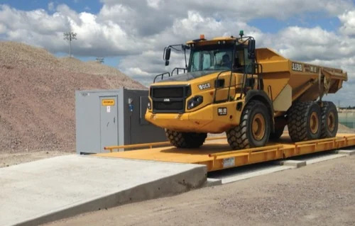 Mobile Weighbridge - Color: Yellow