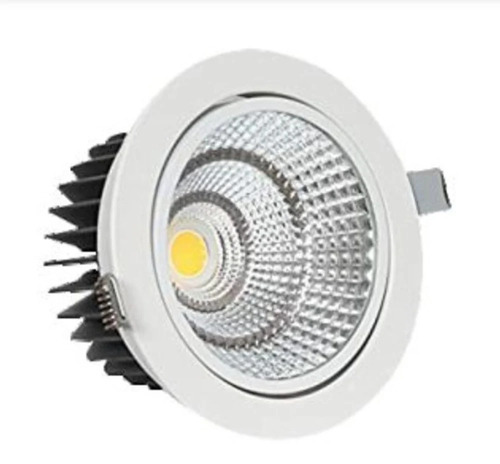 Round LED COB Lights - Aluminium Body 3W to 20W Power | Indoor Usage Cool White Color 220V Input Voltage Square Shape