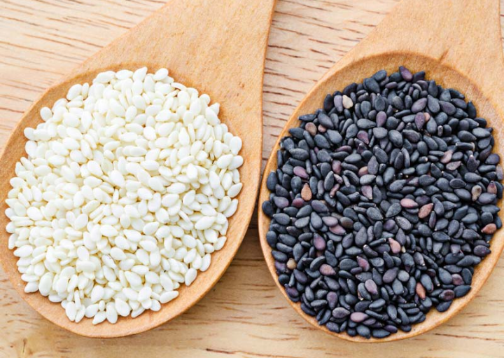 Black and White Sesame Seeds - High in Healthy Fats & Protein, Rich in Fiber | 100% Pure, Machine Dried, Boosts Bone Health, Gluten-Free, 2-Year Shelf Life