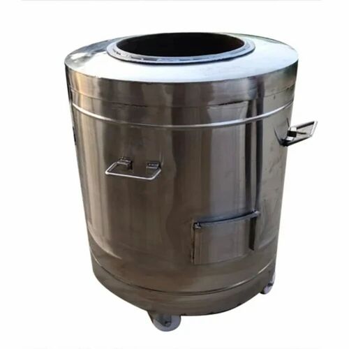 Stainless Steel Tandoor  - Power Source: Gas