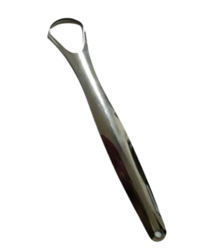 Steel Tongue Cleaner - Copper Material Standard Size Polished Finish | Durable Good Quality Multiple Use Designed for Adults