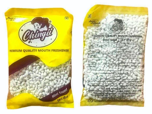 White Mint Saunf Mouth Freshener - Sweet Flavor Semi-Soft Texture | Highly Vegetarian Ideal Mouth Freshener for Refreshing Breath