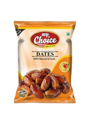 Dates Packaging Pouch - Plastic Material, Multi Color Printed Design | Ideal for Secure and Attractive Presentation of Dates