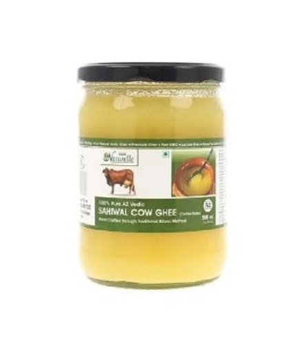 A2 Pure Ghee - 500 ml Bottle, Light Yellow Color, Original Flavor, Easy to Digest, Hygienically Packed, Quality Tested