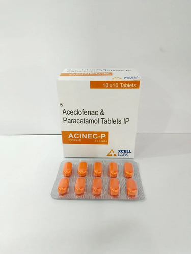 Aceclofenac And Paracetamol Tablets IP
