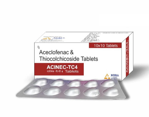Aceclofenac And Thiocolchicoside Tablets